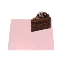 תחתית לעוגה ריבוע ורוד 29 ס