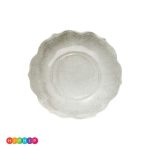 צלחות קטנות וינטג' פרימיום כסף מנצנץ