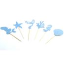 טופרים בת הים גליטר - תכלת