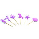 טופרים בת הים גליטר - ורוד פוקסיה