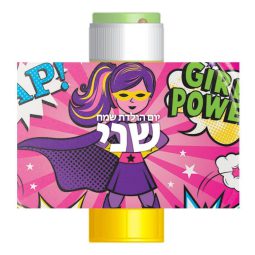 מדבקות לבועות סבון - גיבורת על