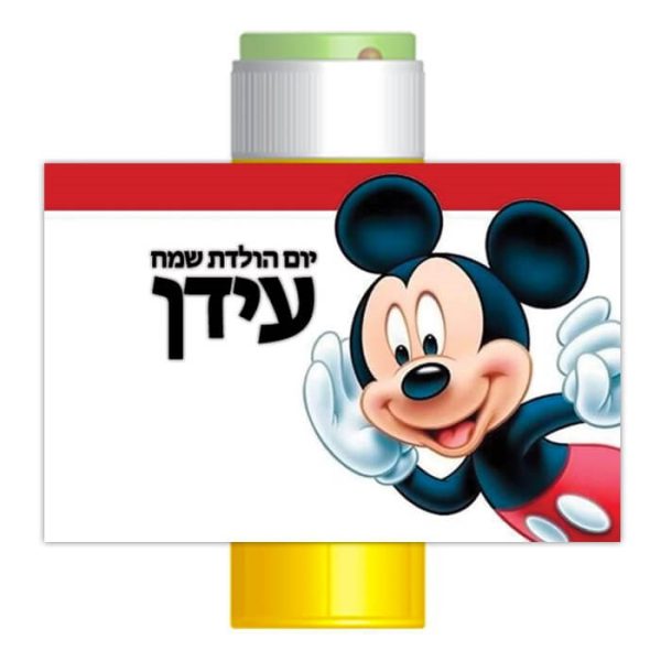 מדבקות לבועות סבון - מיקי מאוס