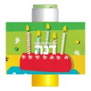 מדבקות לבועות סבון - פסים צבעוניים