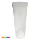 כוסות לונג - שקוף חלבי