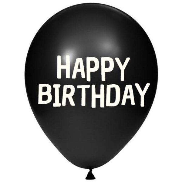 מדבקות לבלונים - אותיות ומספרים אנגלית בלבן