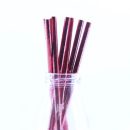 קשיות נייר אדום מטאלי