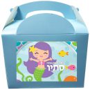 קופסאות עם מדבקות בעיצוב אישי - בת הים הקטנה
