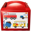 קופסאות עם מדבקות בעיצוב אישי - כלי תחבורה