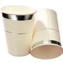 שולחן חג בסיגנון קלאסיק לבן כסף 10 אורחים