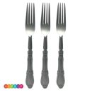 שולחן חג בסיגנון קלאסיק לבן כסף 10 אורחים