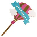 טופר אקרילי בלון פורח