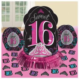 קישוט מרכז שלחן sweet 16