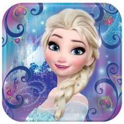 צלחות נייר גדולות מרובעות - פרוזן