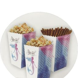 קופסאות פופקורן וחטיפים - בת הים הקסומה