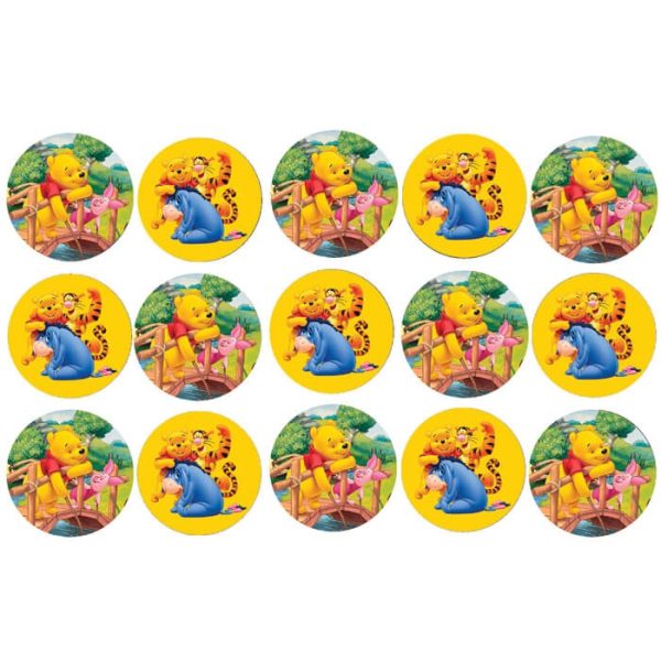 דף לקאפקייקס פו הדב 1