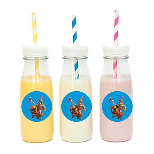 מדבקות עגולות לעיצוב קלאש רויאל