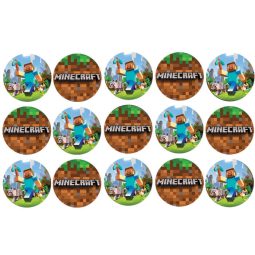 דף לקאפקייקס מיינקראפט 1