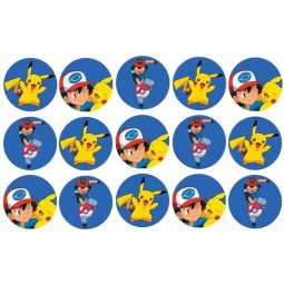 דף לקאפקייקס פוקימון 1