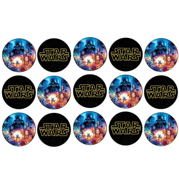 דף לקאפקייקס מלחמת הכוכבים 1