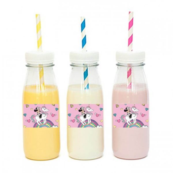 מדבקות מלבניות לעיצוב מיני חד קרן