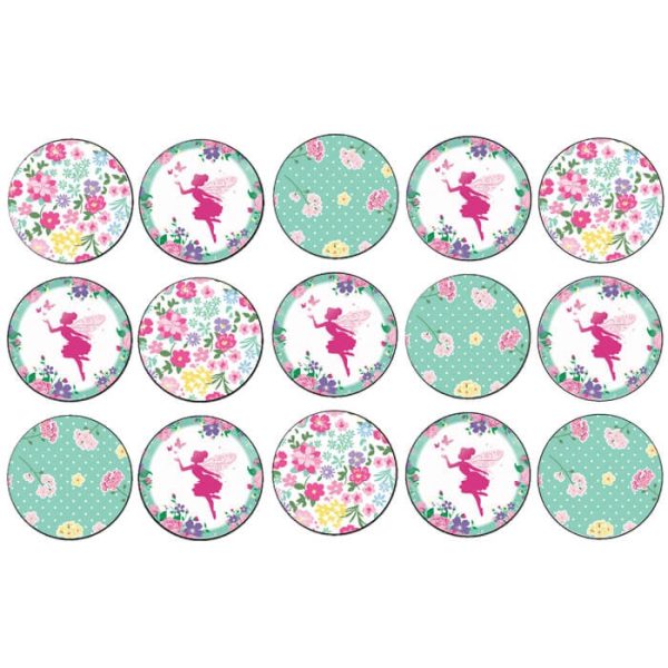 דף לקאפקייקס הפיה הקסומה 1