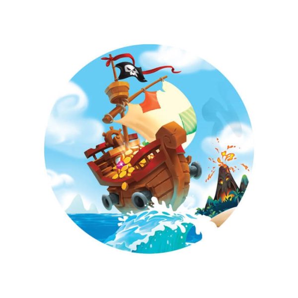 תמונה אכילה עגולה מפת פיראטים 1