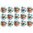 דף לקאפקייקס מפת פיראטים 1