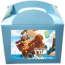 קופסאות עם מדבקות בעיצוב אישי - מפת פיראטים