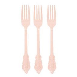 10 מזלגות וינטג' ורוד פודרה