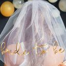 הינומה Bride to be זהב