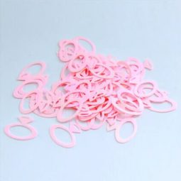 קונפטי טבעות - ורוד אומברה