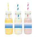 מדבקות מלבניות לעיצוב כחול אומברה