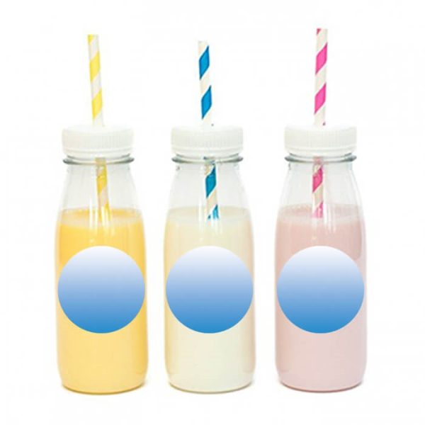 מדבקות עגולות לעיצוב כחול אומברה