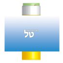 מדבקות לבועות סבון - כחול אומברה