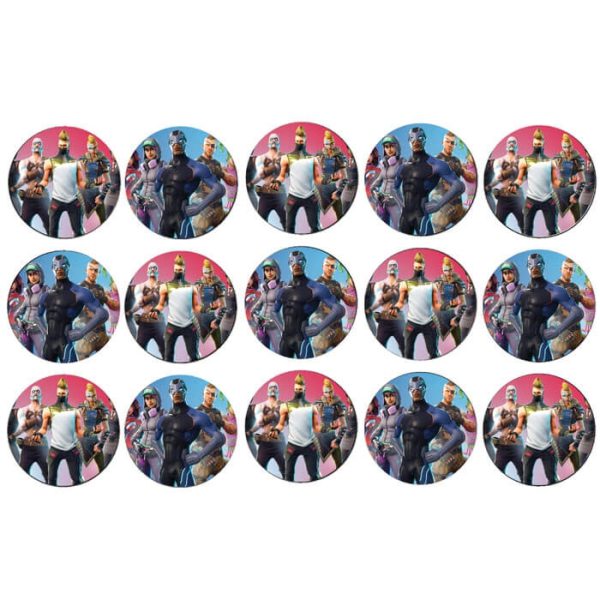 דף לקאפקייקס פורטנייט 1