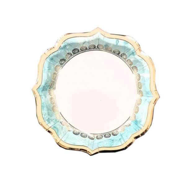 צלחות נייר קטנות אוריינטליות