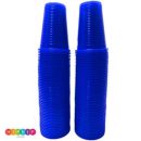 כוסות פלסטיק כחול - 50 יחידות