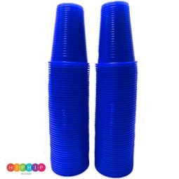 כוסות פלסטיק כחול - 50 יחידות