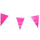 שרשרת תלייה דגלונים - ורוד פוקסיה