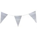 שרשרת תלייה דגלונים - כסף