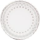 שולחן חג נקודות כסופות נוצצות 8 אורחים