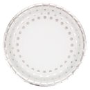 שולחן חג נקודות כסופות נוצצות 8 אורחים