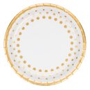 שולחן חג נקודות זהב נוצצות 8 אורחים