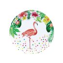 תמונה אכילה עגולה פלמינגו פרחוני 1