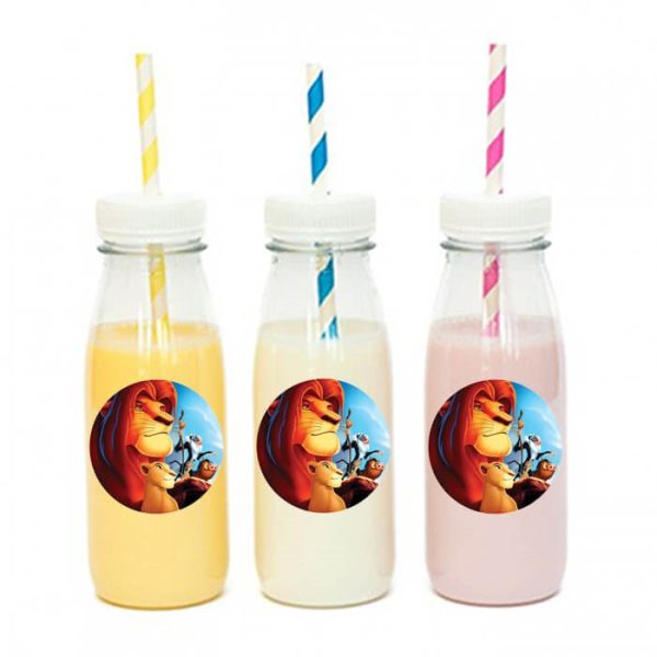 מדבקות עגולות לעיצוב מלך האריות 2