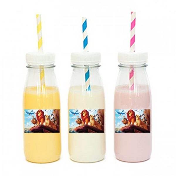 מדבקות מלבניות לעיצוב מלך האריות