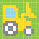 קיט רקמה תך קצר טרקטור