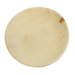 צלחות עגולות גדולות מתכלות