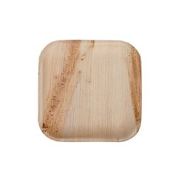 צלחות מרובעות קטנות מתכלות