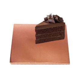 תחתית לעוגה ריבוע רוז גולד 29 ס